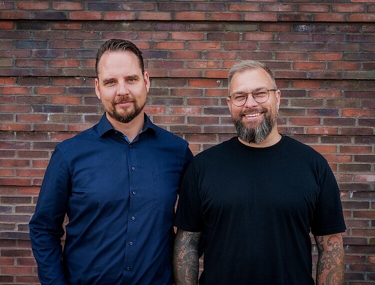 Konrad Gulla und Dan Nommensen