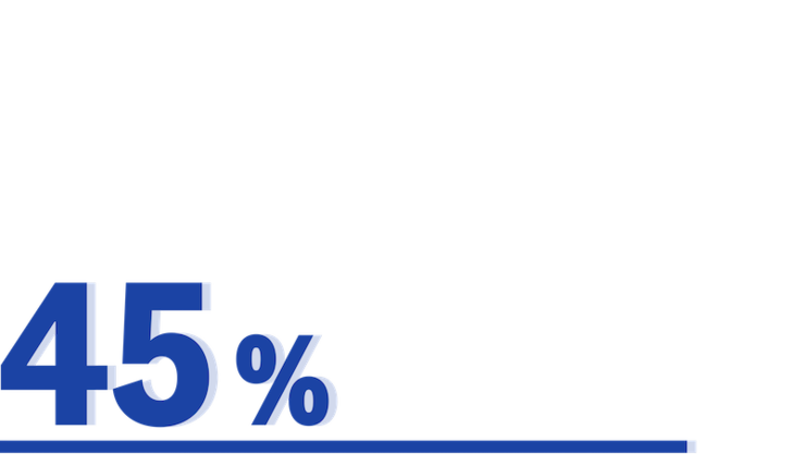 Illustration: „45%“