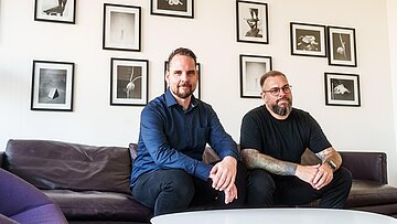 Konrad Gulla und Dan Nommensen